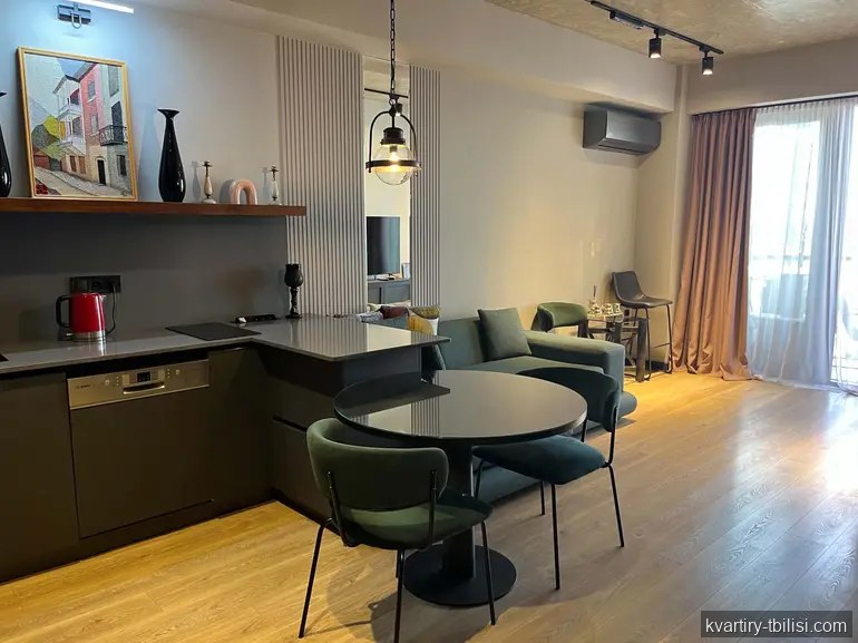 2-bedroom Apartment for rent in Saburtalo, Tbilisi, 55 sqm, floor 11/21 — 1 200 USD/month | Tbilisi Homes