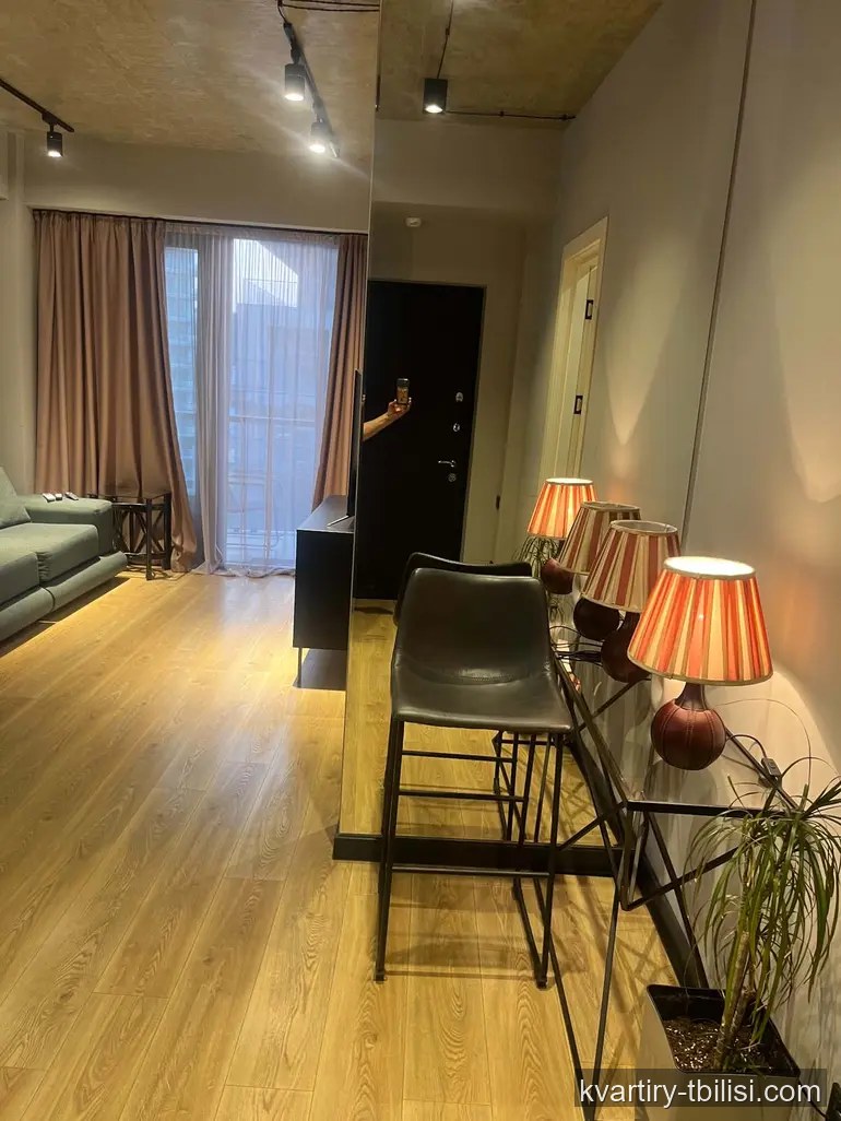 2-bedroom Apartment for rent in Saburtalo, Tbilisi, 55 sqm, floor 11/21 — 1 200 USD/month | Tbilisi Homes