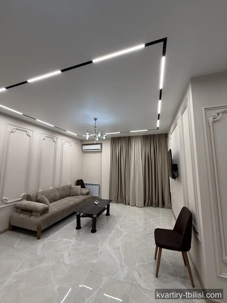 2-bedroom Apartment for rent in Saburtalo, Tbilisi, 57 sqm, floor 7/10 — 800 USD/month | Tbilisi Homes