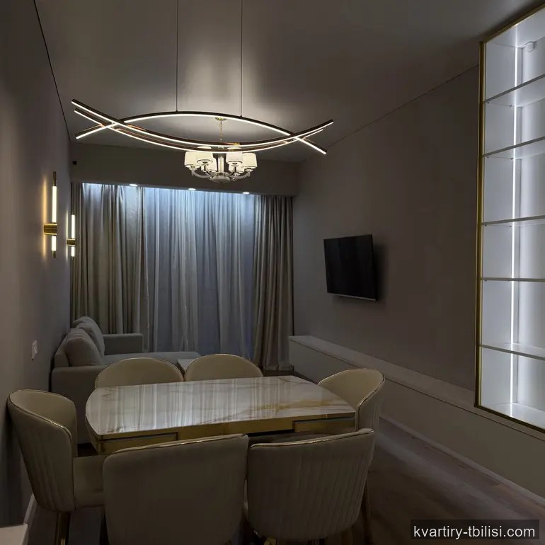 Двухкомнатная квартира на Сабуртало — 1 000 USD/мес | Tbilisi Homes