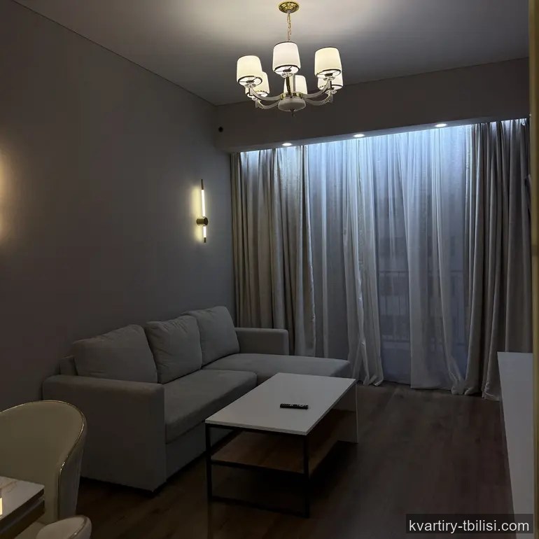 Двухкомнатная квартира на Сабуртало — 1 000 USD/мес | Tbilisi Homes