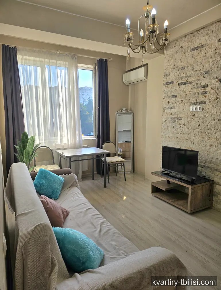 Двухкомнатная квартира на Сабуртало — 550 USD/мес | Tbilisi Homes