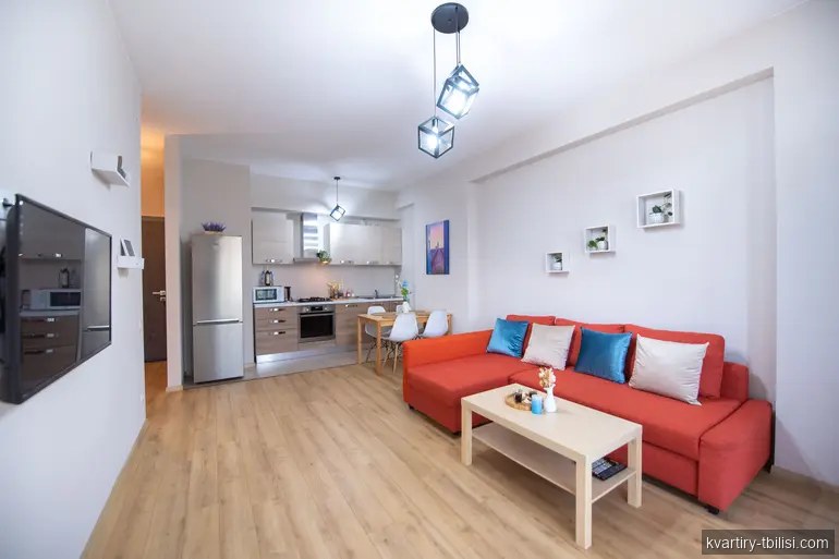 Двухкомнатная квартира на Сабуртало — 1 000 USD/мес | Tbilisi Homes