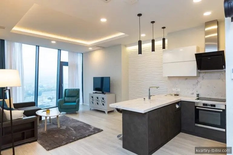 Двухкомнатная квартира на Сабуртало — 1 600 USD/мес | Tbilisi Homes