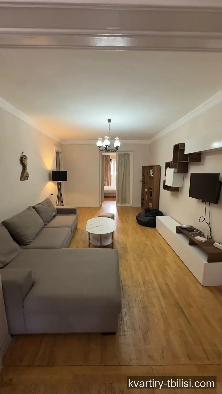 Двухкомнатная квартира на Сабуртало — 574 USD/мес | Tbilisi Homes
