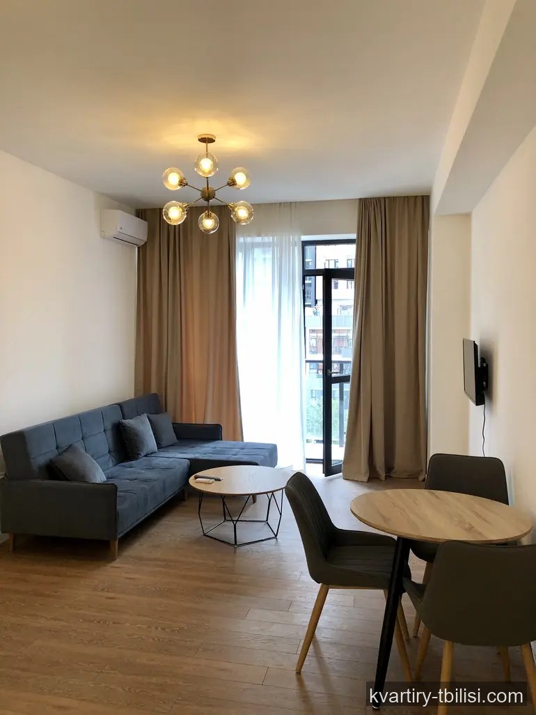 Двухкомнатная квартира на Сабуртало — 700 USD/мес | Tbilisi Homes