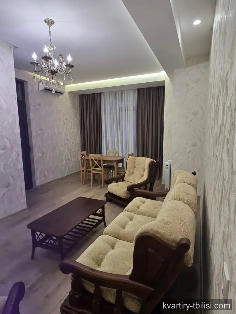 Двухкомнатная квартира на Сабуртало — 800 USD/мес | Tbilisi Homes