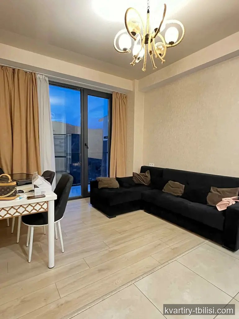 2-bedroom Apartment for rent in Saburtalo, Tbilisi, 47 sqm, floor 11/14 — 600 USD/month | Tbilisi Homes