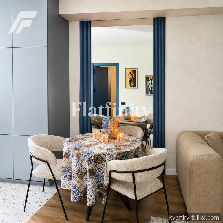 Двухкомнатная квартира на Сабуртало — 850 USD/мес | Tbilisi Homes