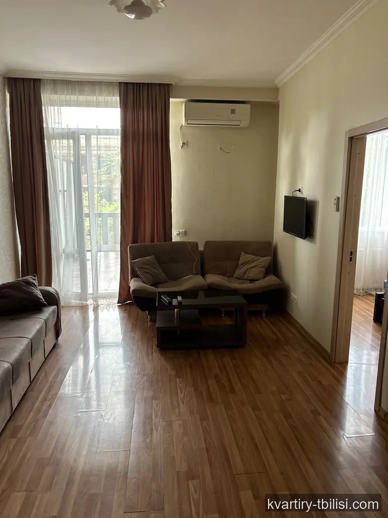 2-bedroom Apartment for rent in Saburtalo, Tbilisi, 55 sqm, floor 4/15 — 750 USD/month | Tbilisi Homes