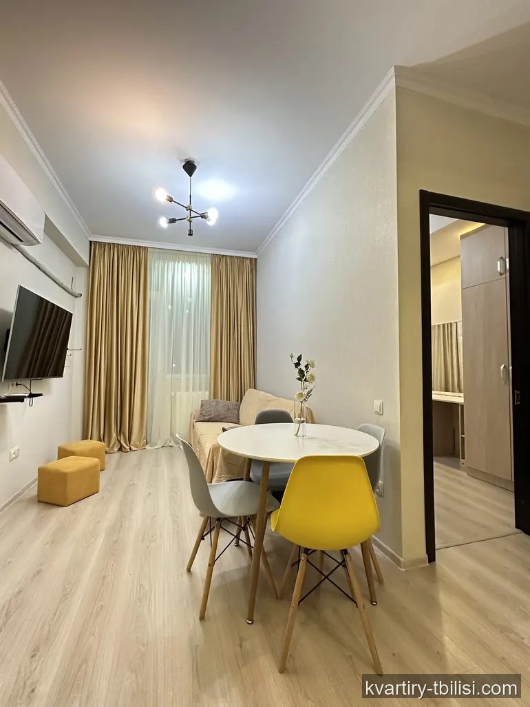 Двухкомнатная квартира на Сабуртало — 750 USD/мес | Tbilisi Homes