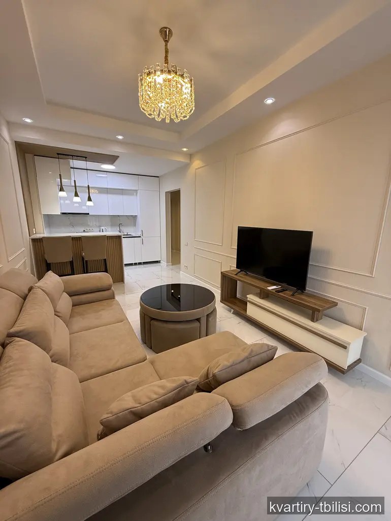 Двухкомнатная квартира на Сабуртало — 800 USD/мес | Tbilisi Homes