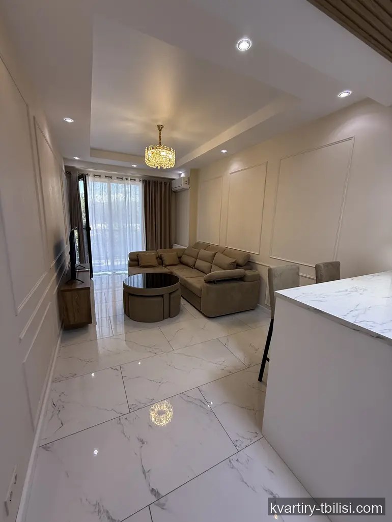 Двухкомнатная квартира на Сабуртало — 800 USD/мес | Tbilisi Homes