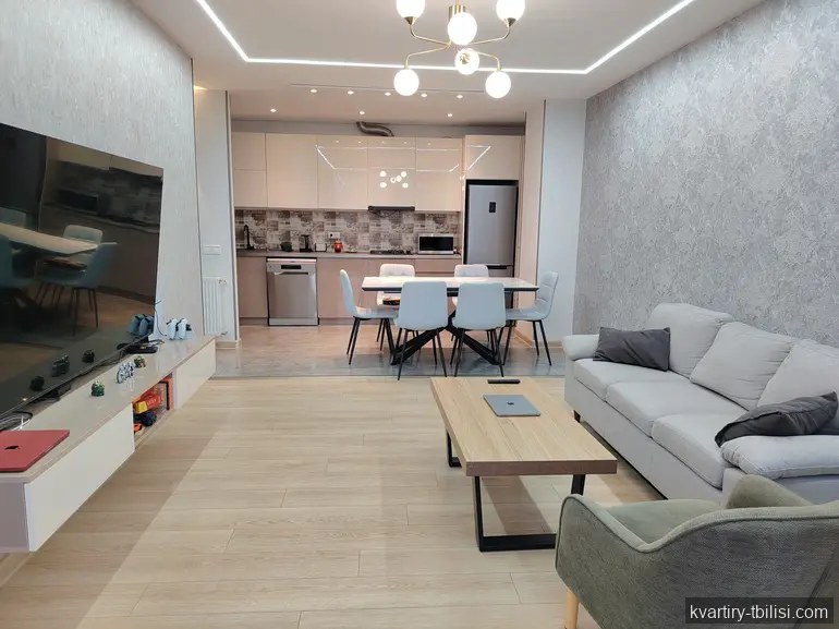 2-bedroom Apartment for rent in Saburtalo, Tbilisi, 68.4 sqm, floor 9/23 — 1 250 USD/month | Tbilisi Homes