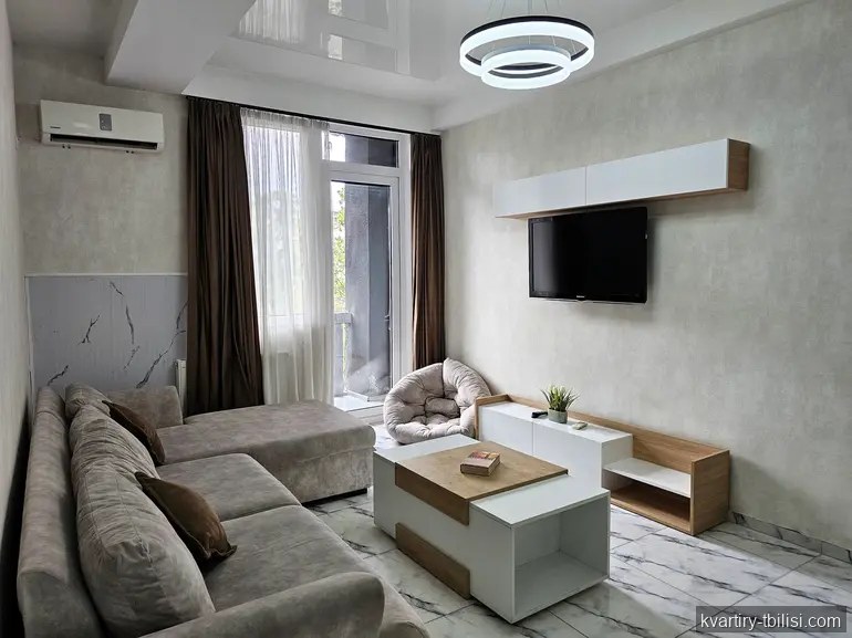 Двухкомнатная квартира на Сабуртало — 700 USD/мес | Tbilisi Homes