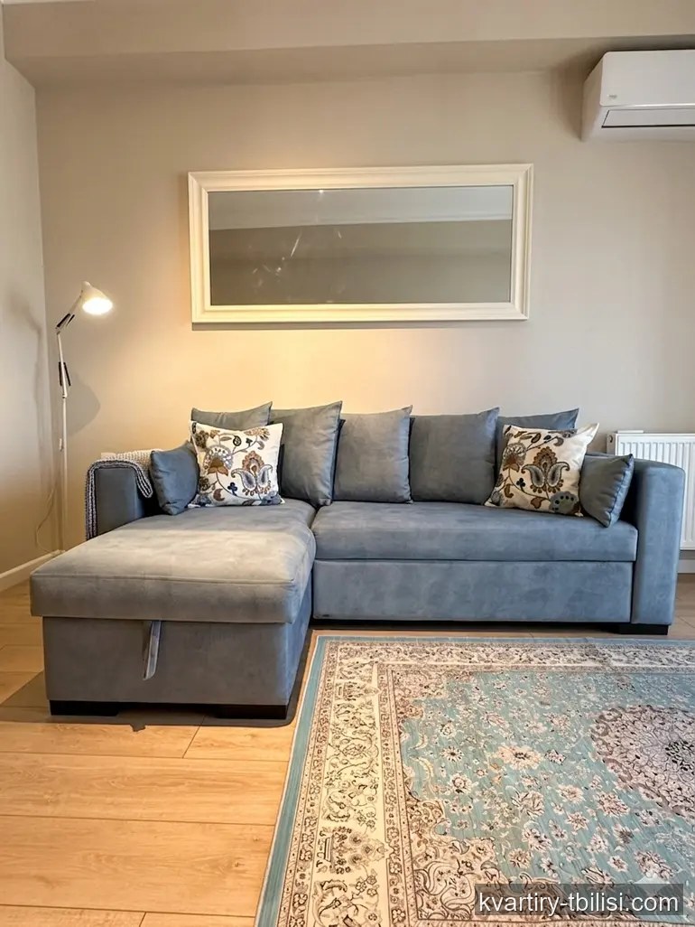 Двухкомнатная квартира на Сабуртало — 1 200 USD/мес | Tbilisi Homes