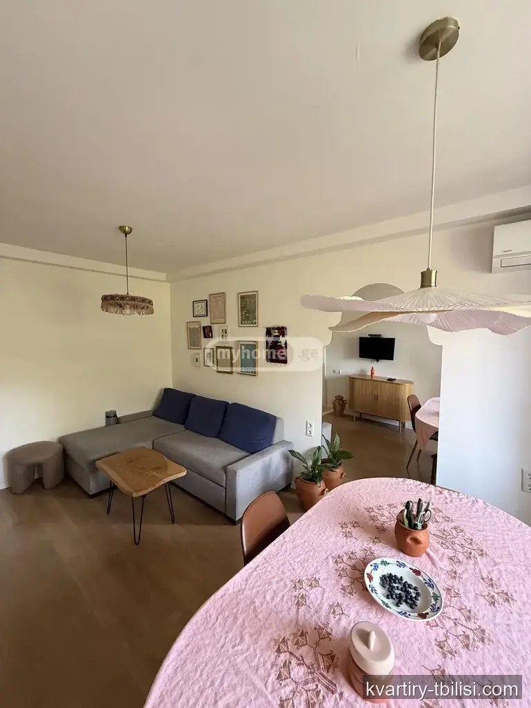 Двухкомнатная квартира на Сабуртало — 650 USD/мес | Tbilisi Homes