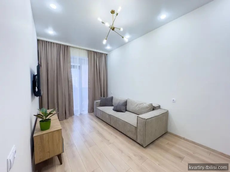 2-bedroom Apartment for rent in Saburtalo, Tbilisi, 56 sqm, floor 10/16 — 800 USD/month | Tbilisi Homes