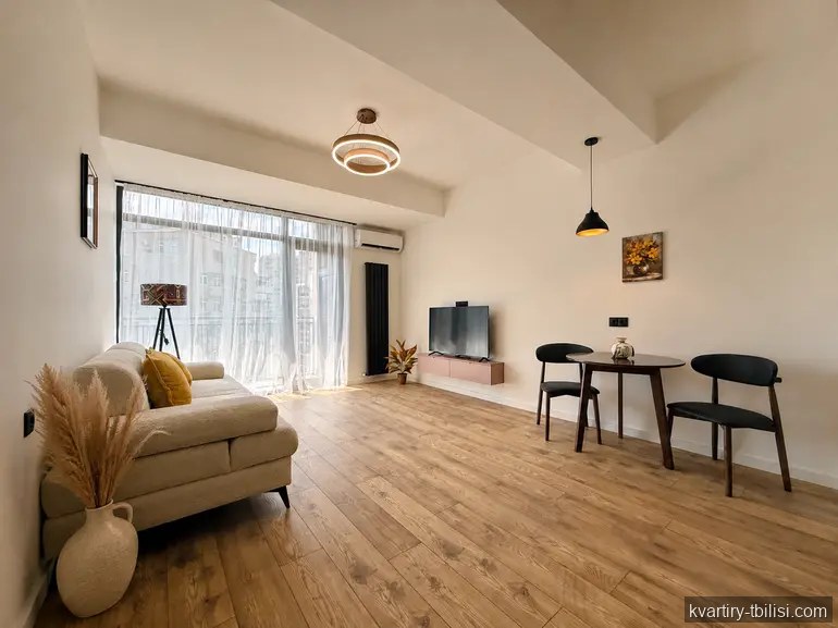 2-bedroom Apartment for rent in Saburtalo, Tbilisi, 62 sqm, floor 7/17 — 1 000 USD/month | Tbilisi Homes