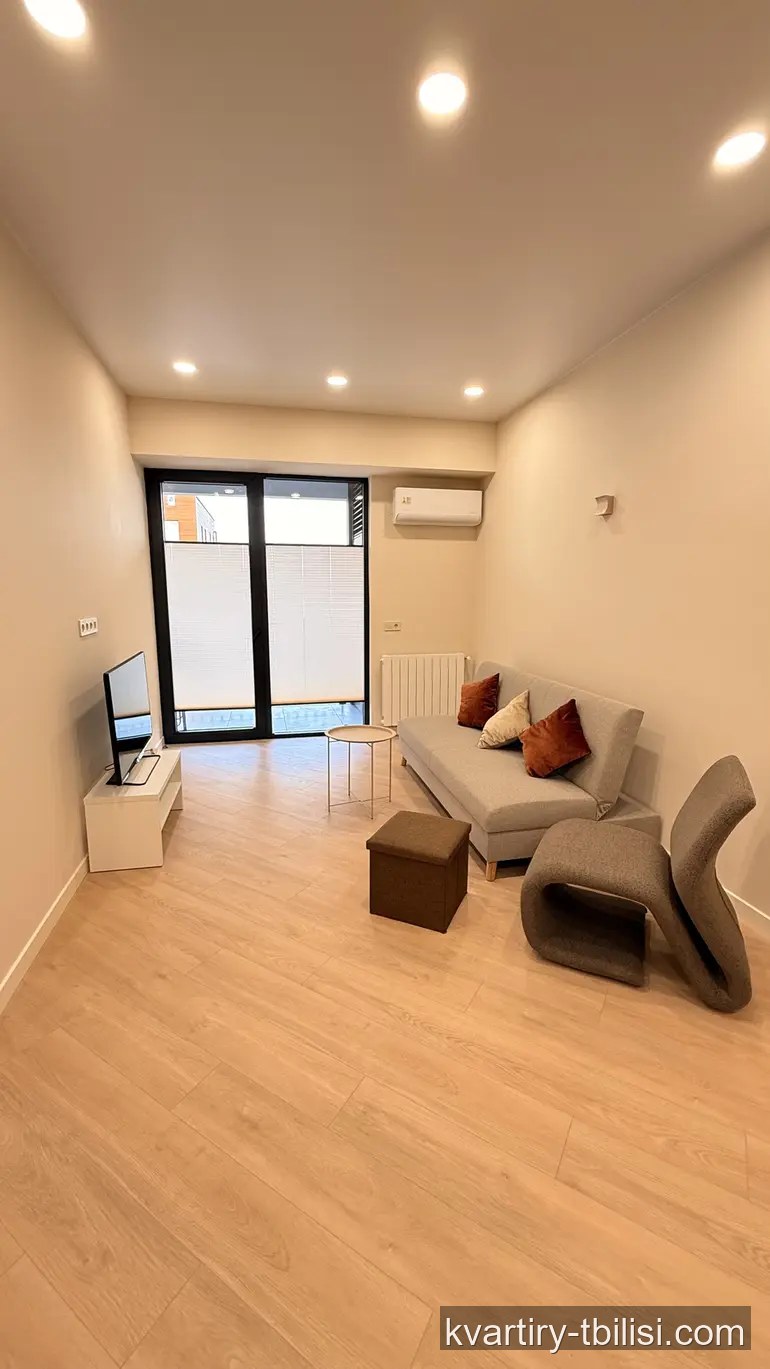 Двухкомнатная квартира на Сабуртало — 1 300 USD/мес | Tbilisi Homes