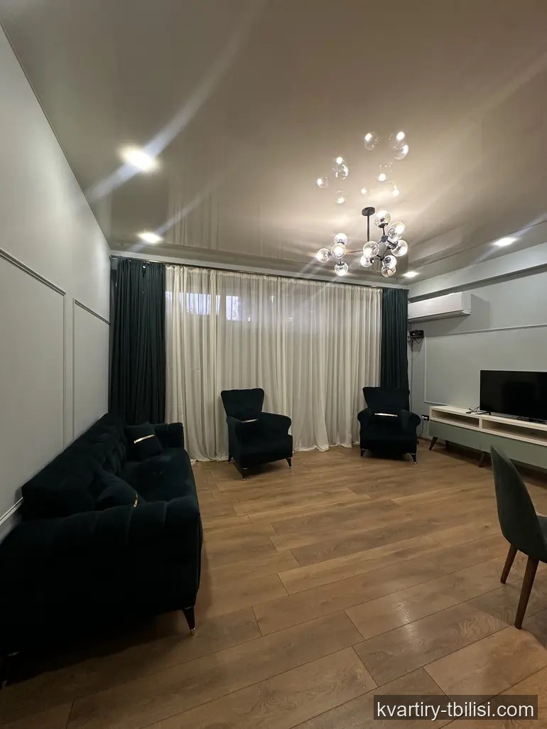 Двухкомнатная квартира на Сабуртало — 450 USD/мес | Tbilisi Homes