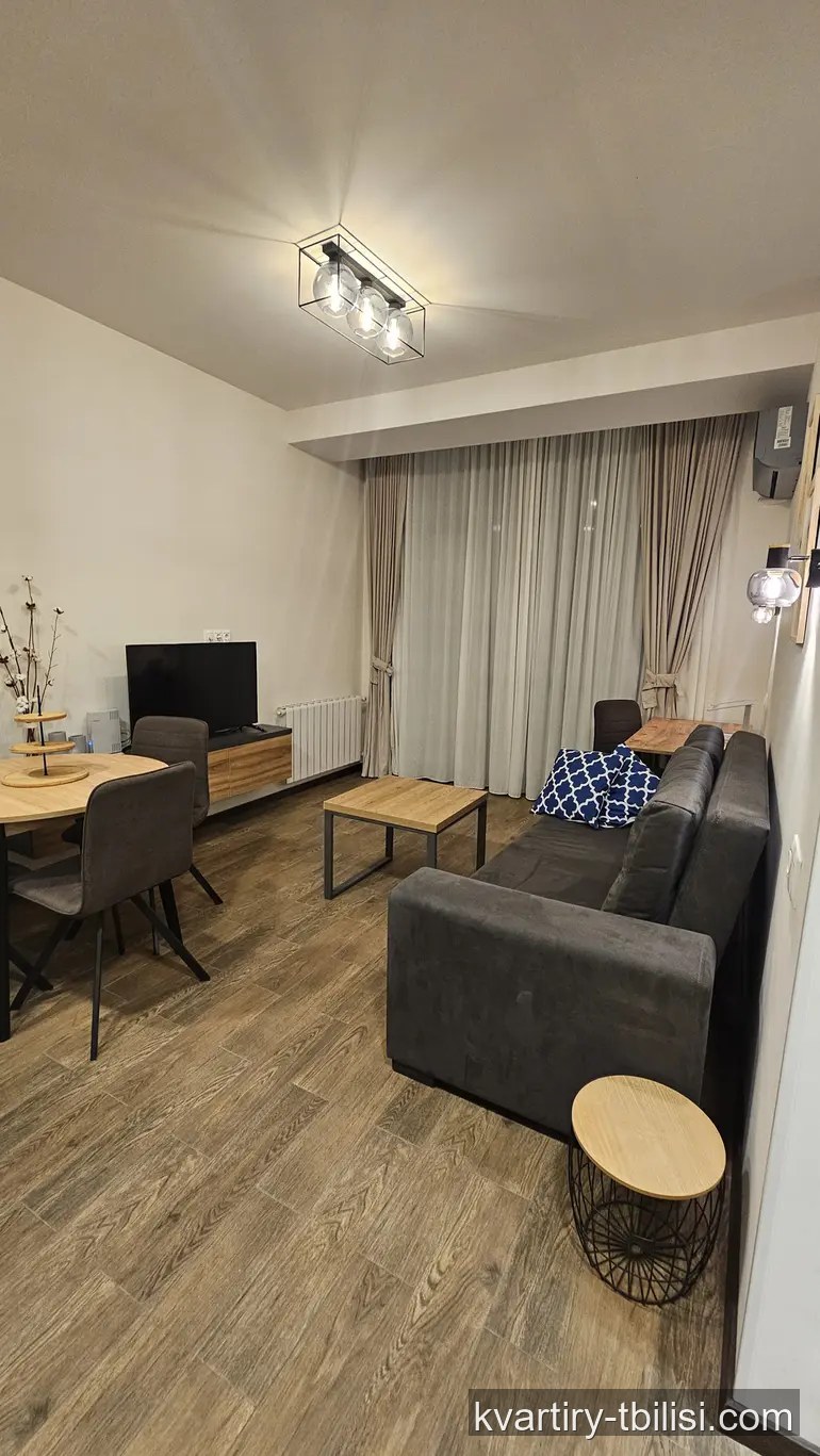 Двухкомнатная квартира на Сабуртало — 650 USD/мес | Tbilisi Homes