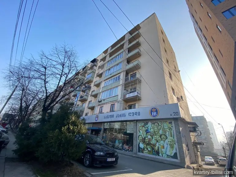 ქირავდება 2 ოთახიანი ბინა საბურთალოზე, 45 მ², 3/5 სართული — 400 USD/თვეში | Tbilisi Homes