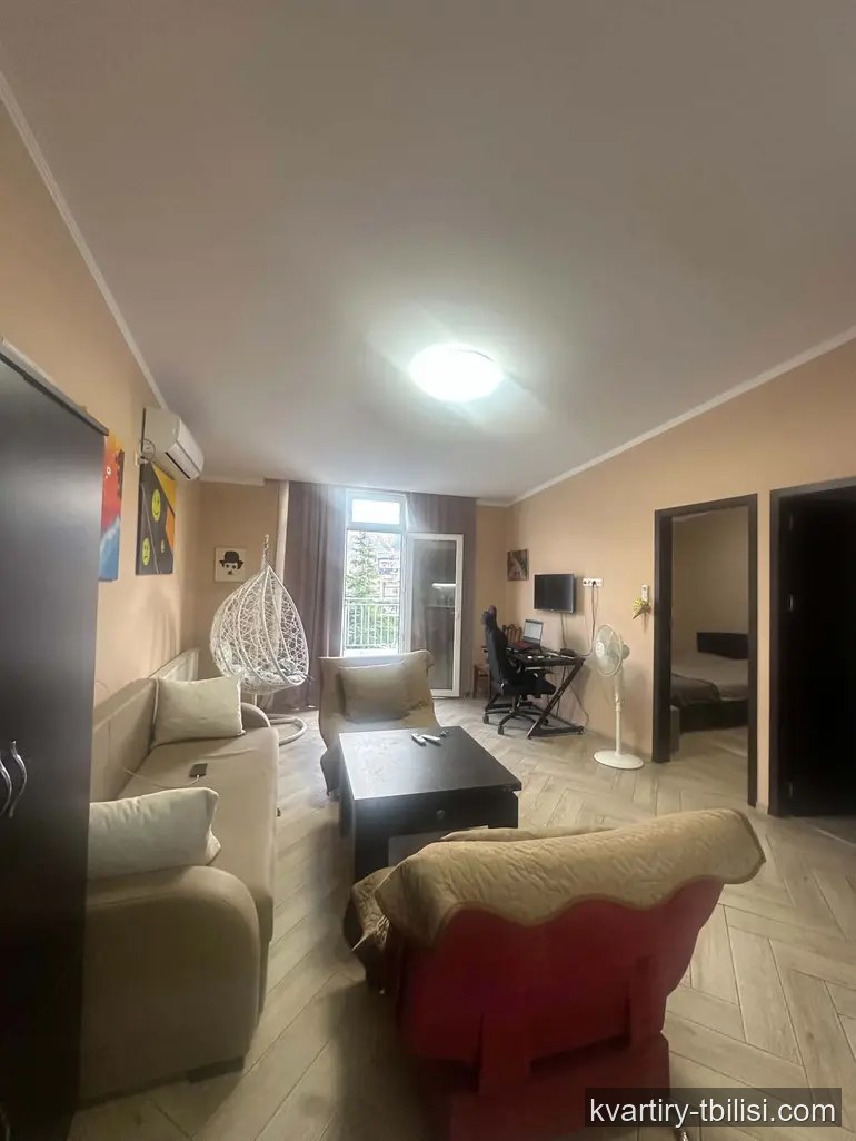 Двухкомнатная квартира на Сабуртало — 600 USD/мес | Tbilisi Homes