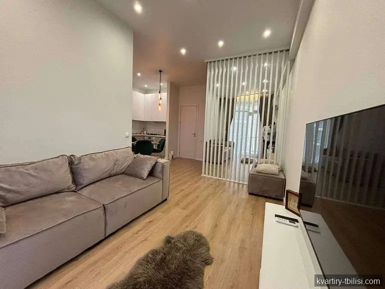 Двухкомнатная квартира на Сабуртало — 650 USD/мес | Tbilisi Homes