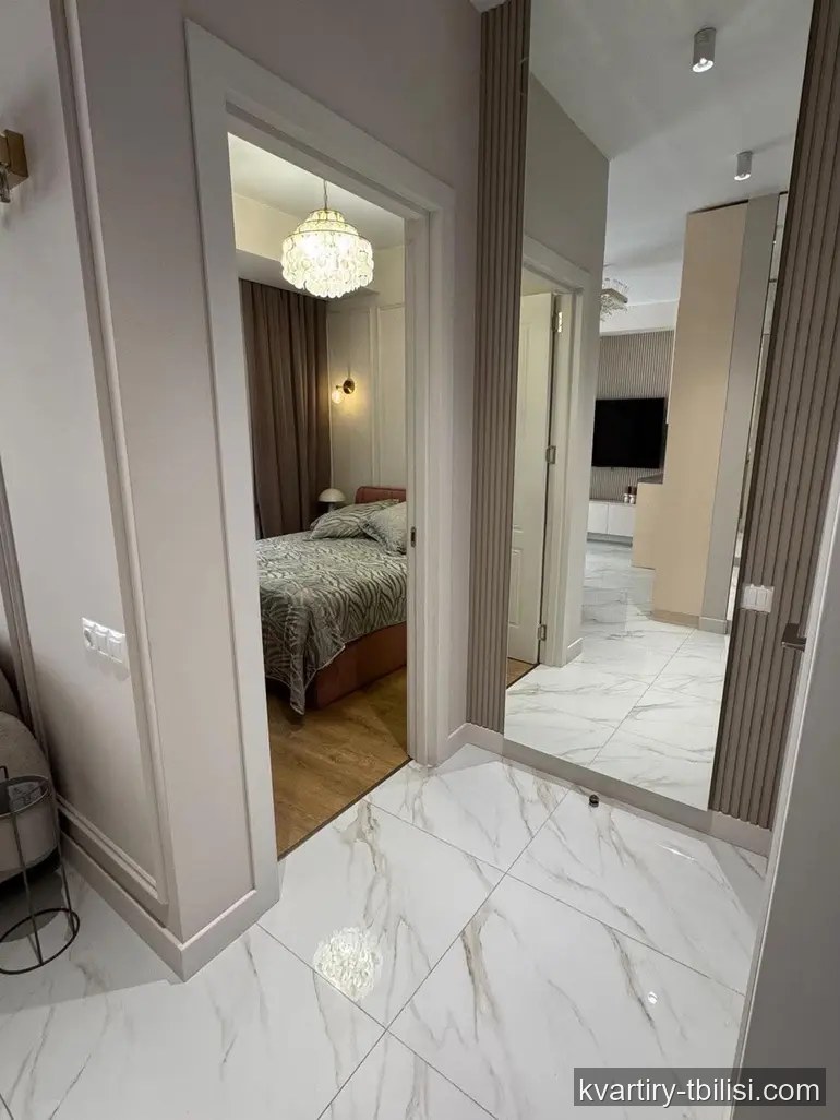 2-bedroom Apartment for rent in Saburtalo, Tbilisi, 51 sqm, floor 6/17 — 900 USD/month | Tbilisi Homes