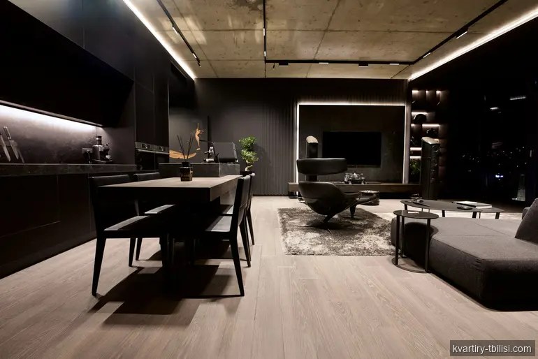 Двухкомнатная квартира на Сабуртало — 3 300 USD/мес | Tbilisi Homes