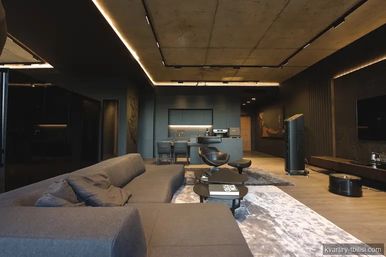 Двухкомнатная квартира на Сабуртало — 3 300 USD/мес | Tbilisi Homes