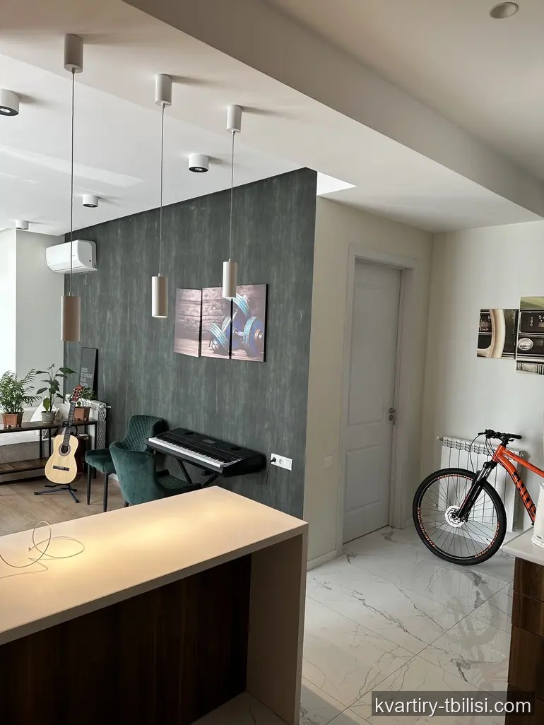 Двухкомнатная квартира на Сабуртало — 1 100 USD/мес | Tbilisi Homes
