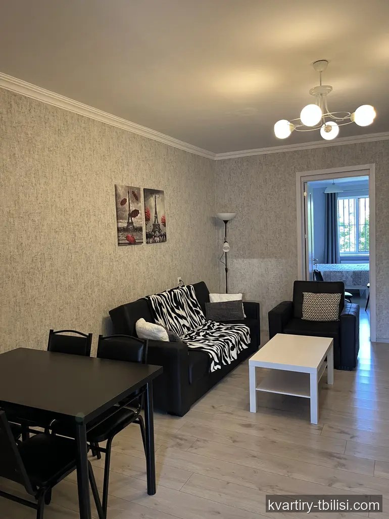 Двухкомнатная квартира на Сабуртало — 600 USD/мес | Tbilisi Homes