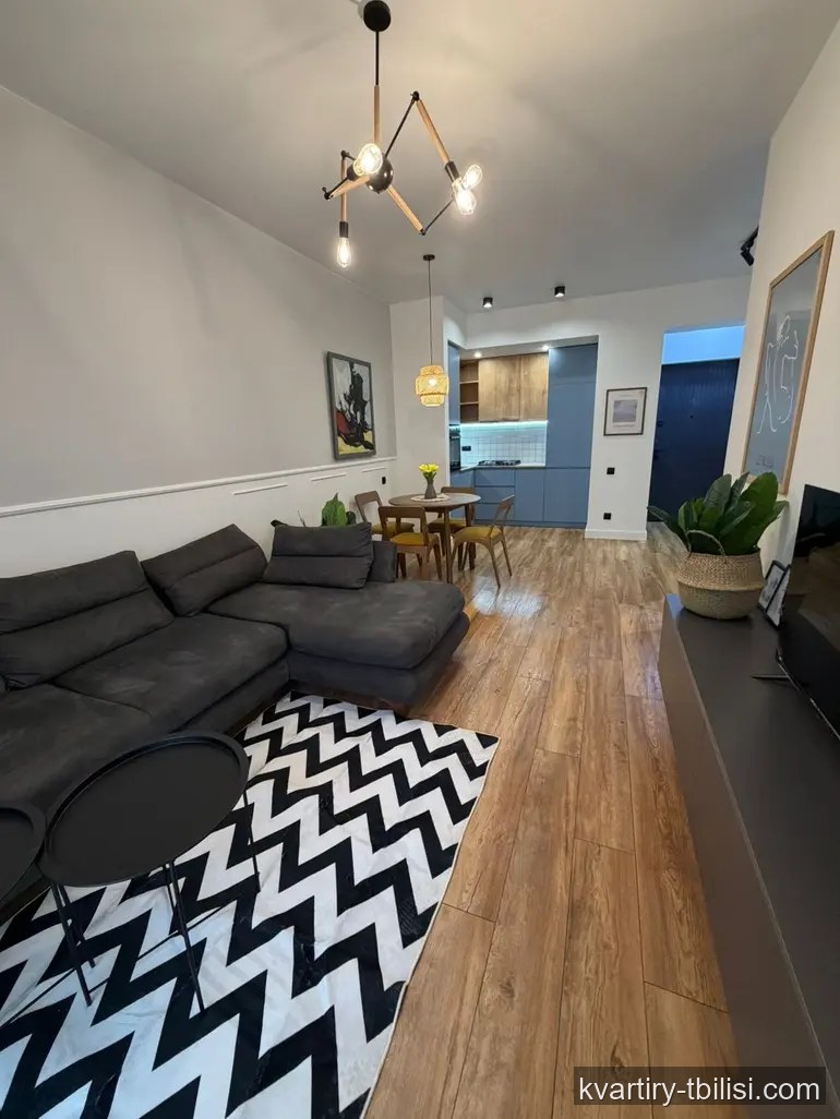 Двухкомнатная квартира на Сабуртало — 800 USD/мес | Tbilisi Homes