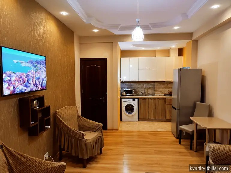 Двухкомнатная квартира на Сабуртало — 600 USD/мес | Tbilisi Homes