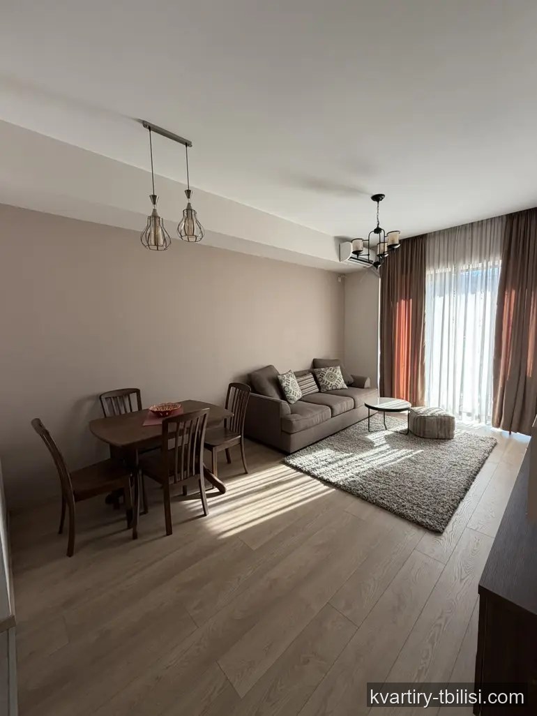 Двухкомнатная квартира на Сабуртало — 700 USD/мес | Tbilisi Homes