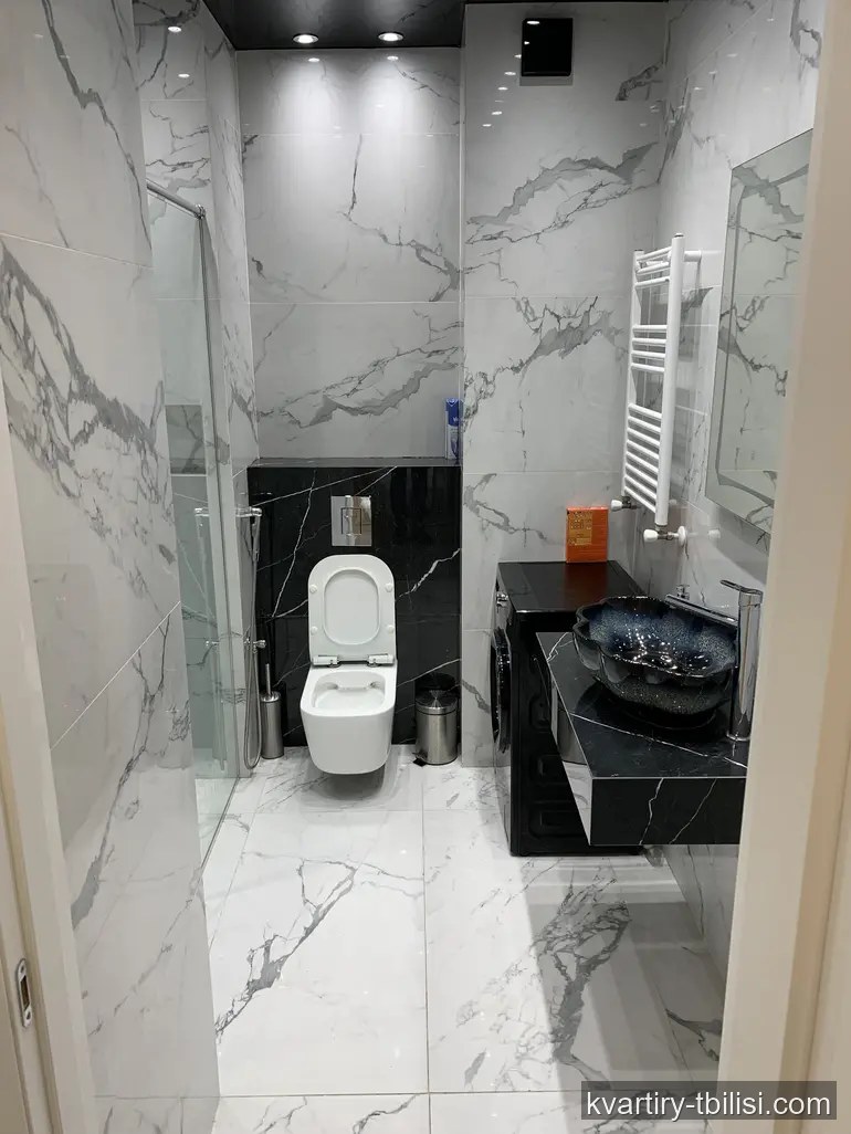 2-bedroom Apartment for rent in Saburtalo, Tbilisi, 61 sqm, floor 22/23 — 1 200 USD/month | Tbilisi Homes