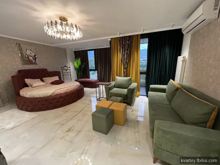 Двухкомнатная квартира на Сабуртало — 1 100 USD/мес | Tbilisi Homes