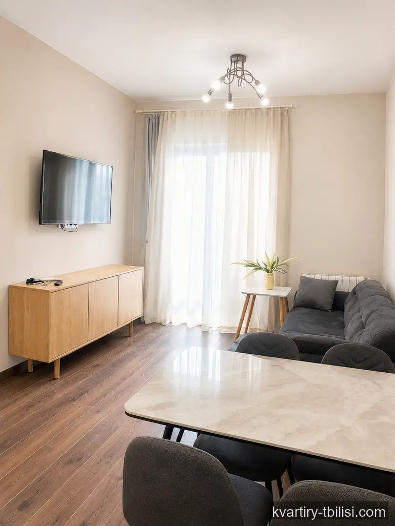 2-bedroom Apartment for rent in Saburtalo, Tbilisi, 45 sqm, floor 17/29 — 950 USD/month | Tbilisi Homes