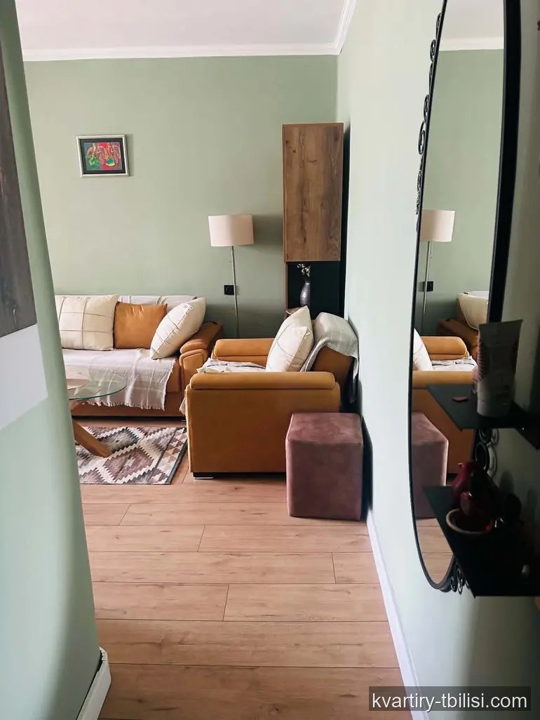 2-bedroom Apartment for rent in Saburtalo, Tbilisi, 38 sqm, floor 4/8 — 620 USD/month | Tbilisi Homes
