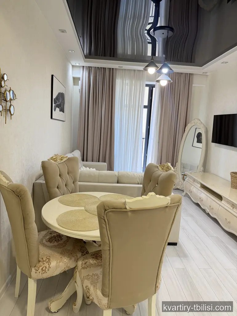 Двухкомнатная квартира на Сабуртало — 700 USD/мес | Tbilisi Homes