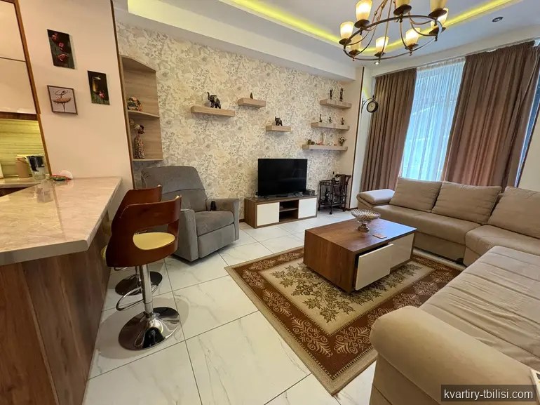 Двухкомнатная квартира на Сабуртало — 1 100 USD/мес | Tbilisi Homes