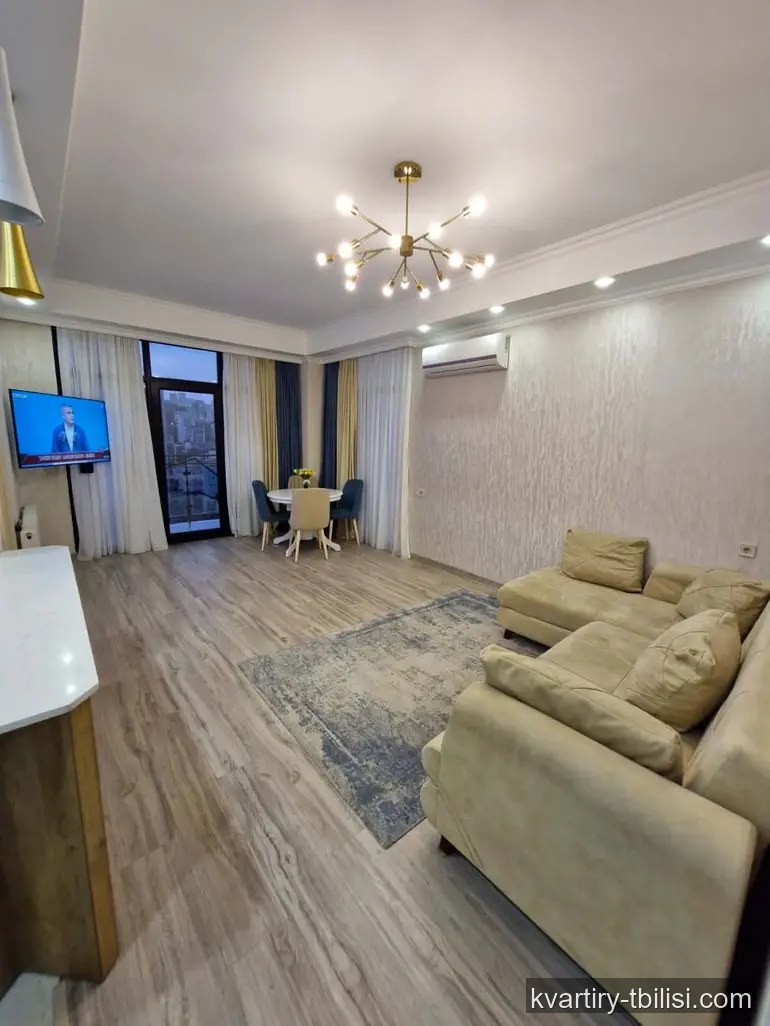 Трёхкомнатная квартира на Сабуртало — 800 USD/мес | Tbilisi Homes