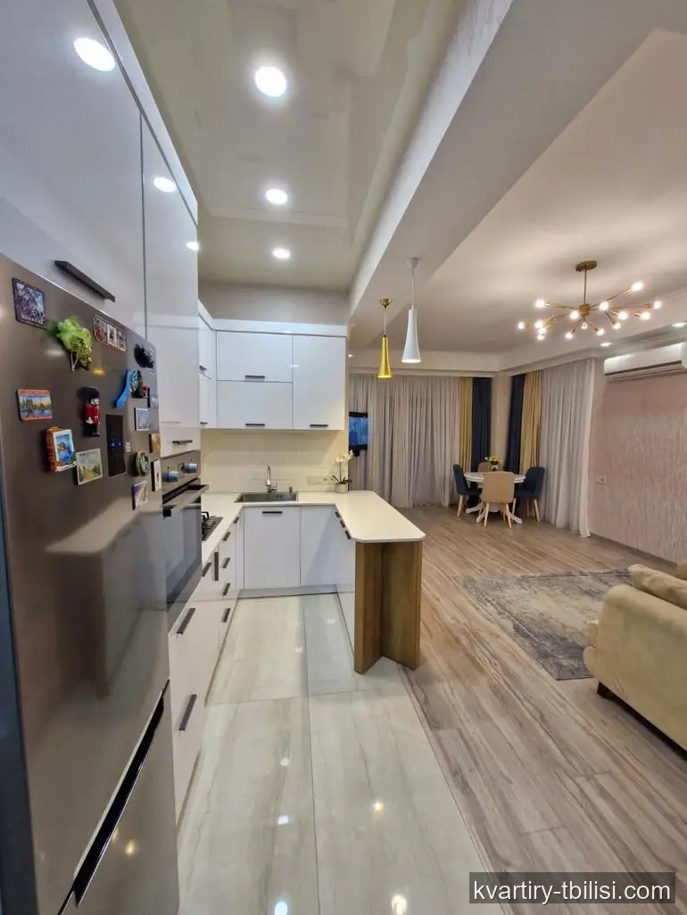 Трёхкомнатная квартира на Сабуртало — 800 USD/мес | Tbilisi Homes