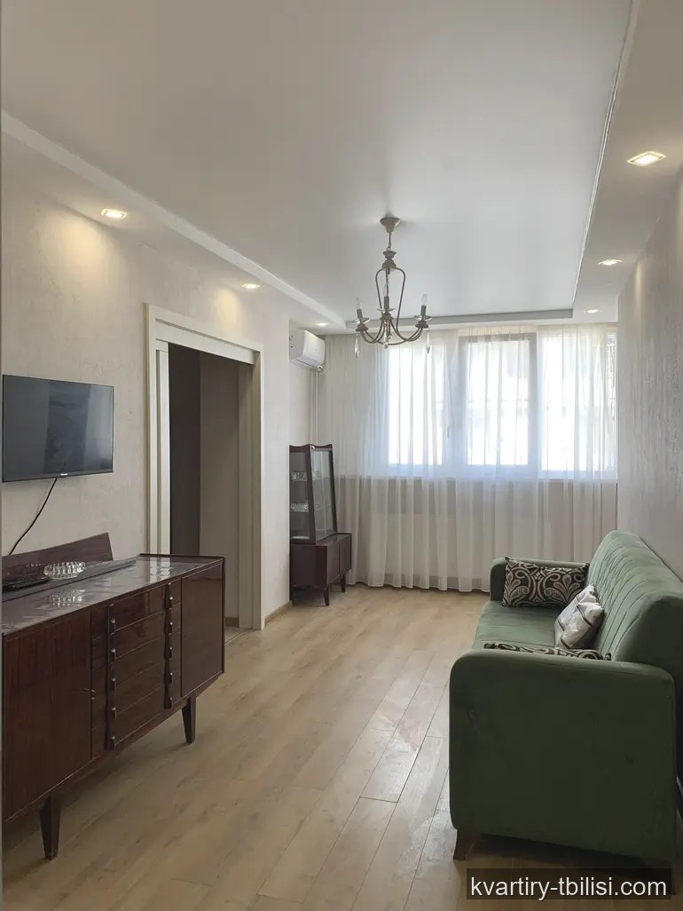 3-bedroom Apartment for rent in Saburtalo, Tbilisi, 65 sqm, floor 11/16 — 650 USD/month | Tbilisi Homes