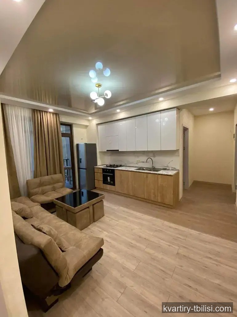 Трёхкомнатная квартира на Сабуртало — 900 USD/мес | Tbilisi Homes