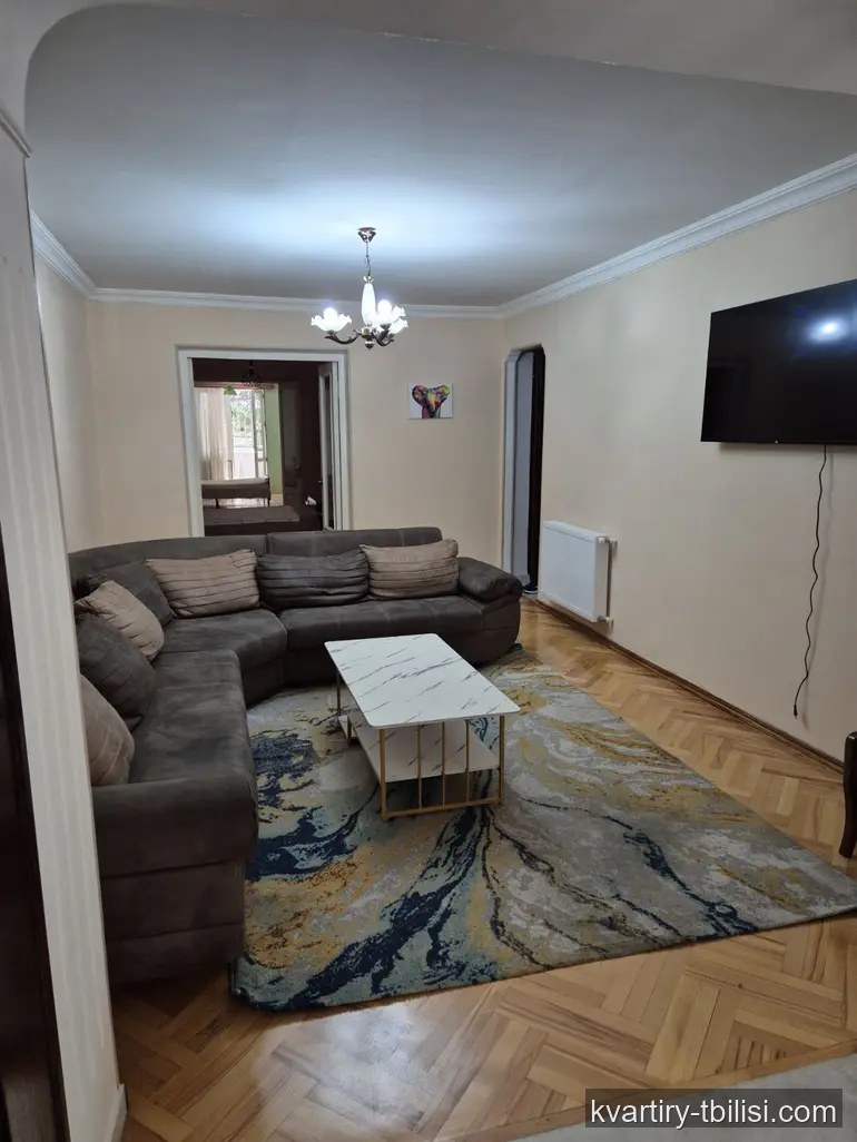 3-bedroom Apartment for rent in Saburtalo, Tbilisi, 82 sqm, floor 2/8 — 750 USD/month | Tbilisi Homes