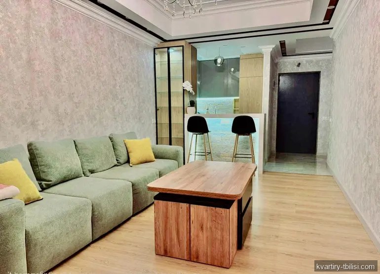 Трёхкомнатная квартира на Сабуртало — 1 450 USD/мес | Tbilisi Homes