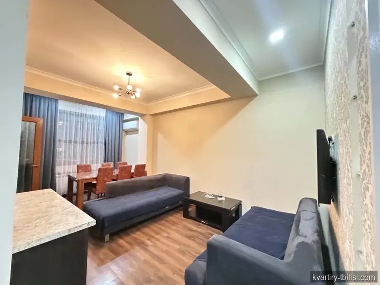 Трёхкомнатная квартира на Сабуртало — 767 USD/мес | Tbilisi Homes